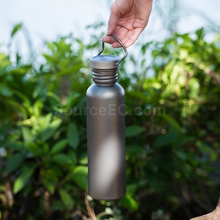 Customization Pure Titanium Sports Water Bottle Promotional Products