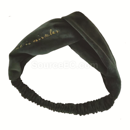 Customization Fashion Velvet Embroidered Headband Promotional Products