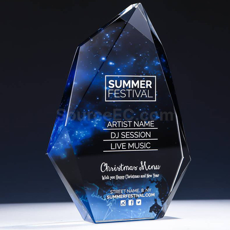 Customization Irregular Crystal Trophy Promotional Products