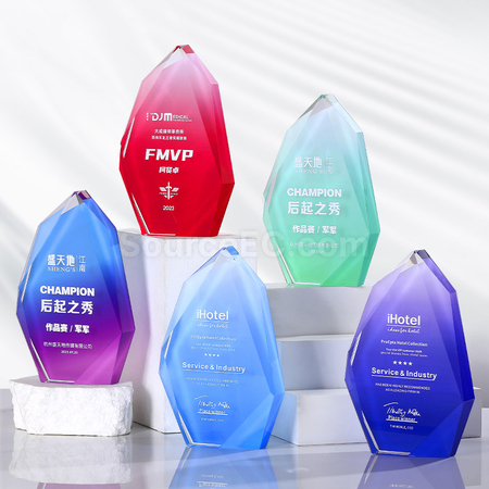 Customization Irregular Crystal Trophy Promotional Products