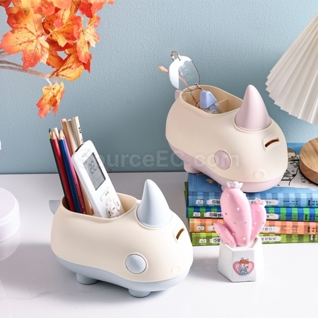 Customization Coin Bank And Pen Holder Promotional Products