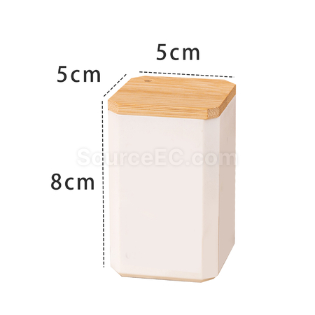 Customization Bamboo Lid Toothpick Holder Promotional Products