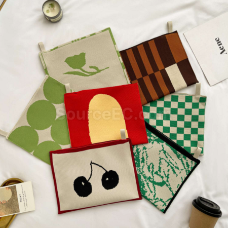 Customization Knitted tissue bag Promotional Products