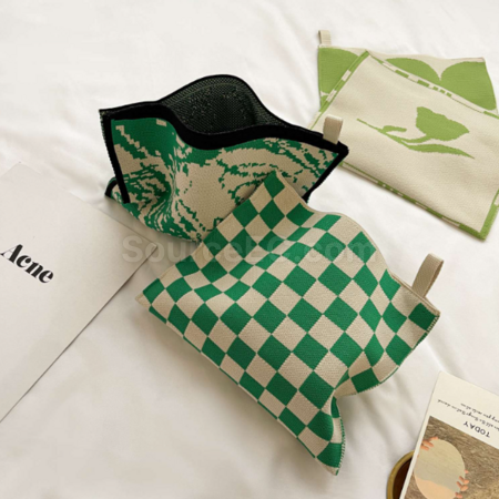 Customization Knitted tissue bag Promotional Products