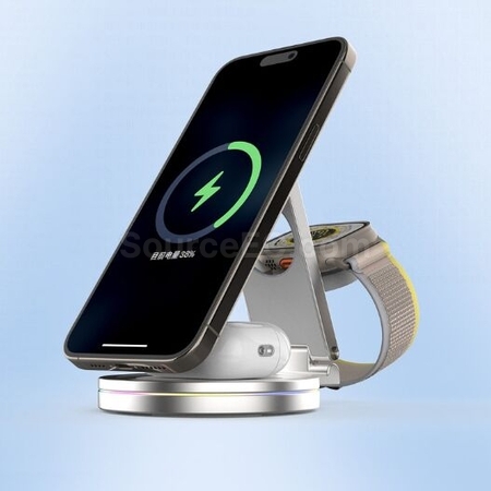 Customization 360° Magnetic Wireless Charging Stand Promotional Products