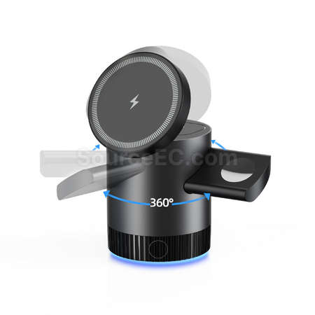 Customization Three-In-One Foldable Wireless Charger Promotional Products