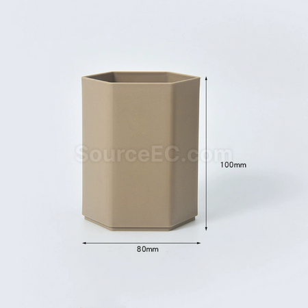 Customization Large Capacity Hexagonal Pen Holder Promotional Products