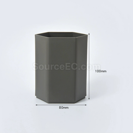 Customization Large Capacity Hexagonal Pen Holder Promotional Products