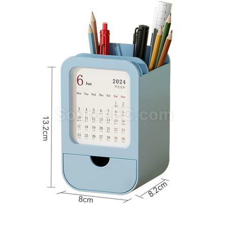 Customization Multifunctional Pen Holder Calendar Storage Box Promotional Products