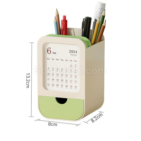 Customization Multifunctional Pen Holder Calendar Storage Box Promotional Products