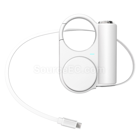 Customization Creative Retractable Mobile Power Bank With Built-in Wire Promotional Products