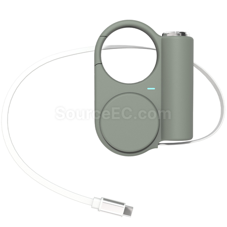 Customization Creative Retractable Mobile Power Bank With Built-in Wire Promotional Products