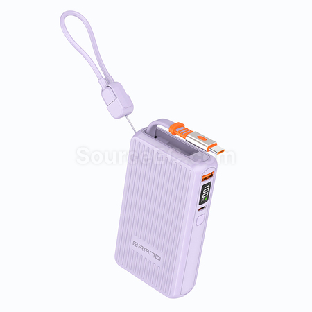 Customization Retractable Wire Power Bank With  Promotional Products