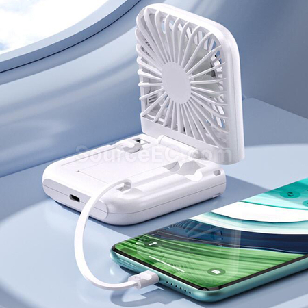 Customization Comes With A charging cable and mini fan Promotional Products