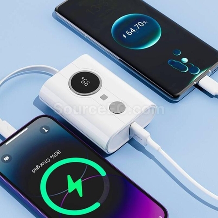 Customization Fast Charging Comes With A Single Line Mini Power Bank Promotional Products
