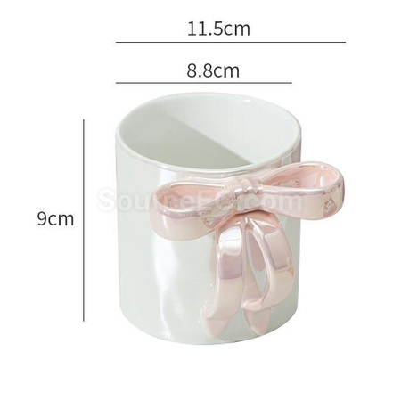 Customization Ceramic Mug With Bow Handle Promotional Products
