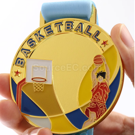 Customization Basketball Metal Medal Promotional Products