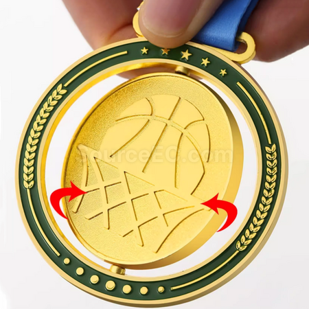 Customization Basketball Metal Medal Promotional Products
