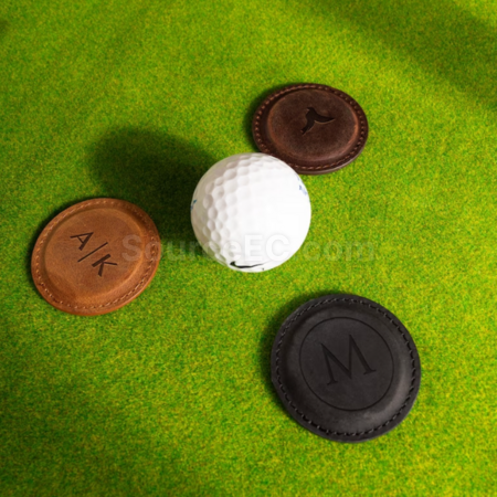 Customization Leather Golf Markers Promotional Products