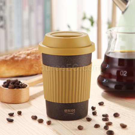 Customization Degradable coffee grounds material coffee cup Promotional Products