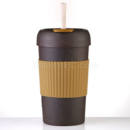 Customization Degradable coffee grounds material coffee cup Promotional Products