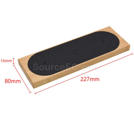 Customization Bamboo Three in One Magnetic Wireless Charging Promotional Products
