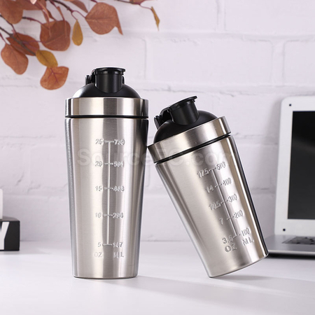 Customization Single Layer  Stainless Steel Shake Cup Promotional Products