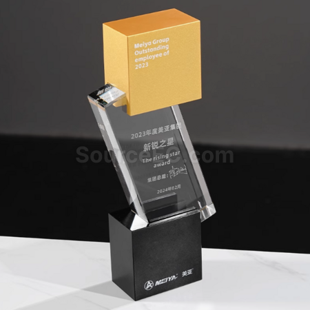 Customization Metal Crystal Trophy Promotional Products