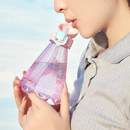 Customization Badminton Straw Sports Water Bottle Promotional Products