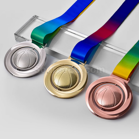 Customization Basketball Metal Medal Promotional Products