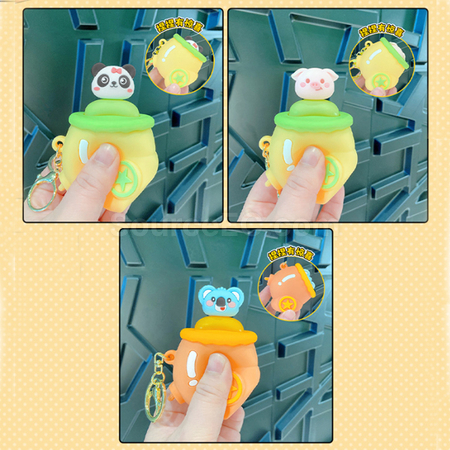 Customization Squeeze Decompression Keychain Promotional Products