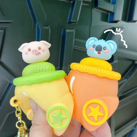 Customization Squeeze Decompression Keychain Promotional Products