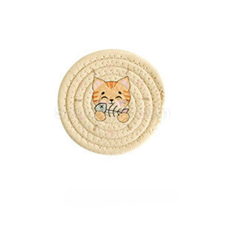 Customization Cotton rope woven insulation pad Promotional Products