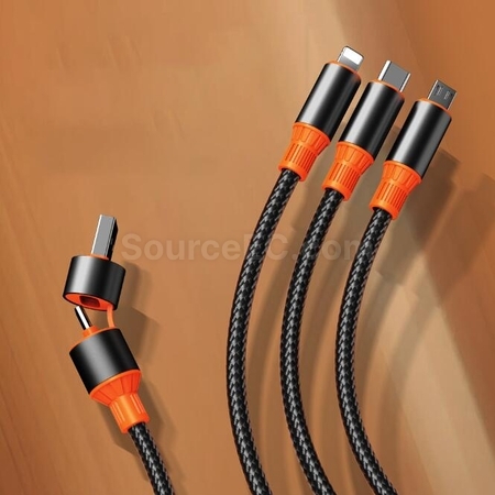 Customization Two-to-Three Fast Charging Data Cable Promotional Products