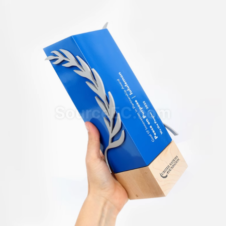 Customization Metal Wheat Ear Trophy Promotional Products