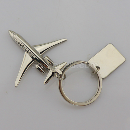 Customization 3D model airplane keychain Promotional Products