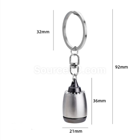 Customization 3D model airplane keychain Promotional Products
