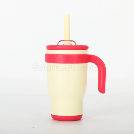 Customization 14oz Straw handle thermos cup Promotional Products