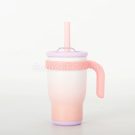 Customization 14oz Straw handle thermos cup Promotional Products