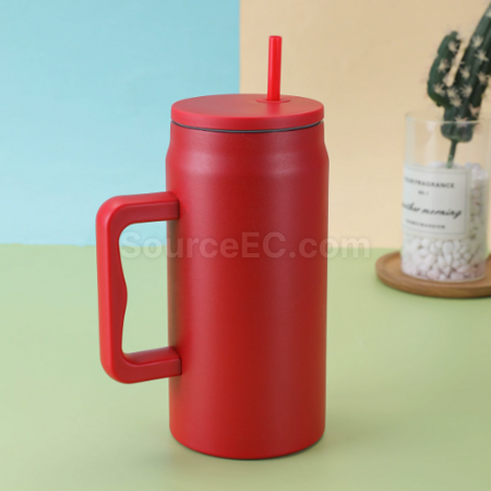 Customization 50OZ Straw handle thermos cup Promotional Products