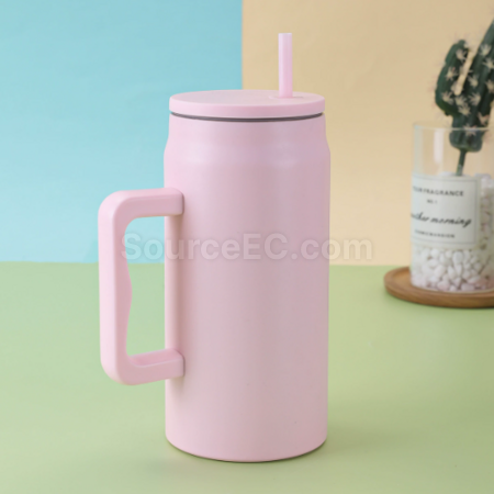 Customization 50OZ Straw handle thermos cup Promotional Products