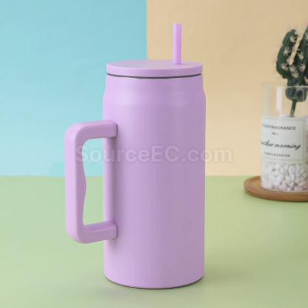 Customization 50OZ Straw handle thermos cup Promotional Products