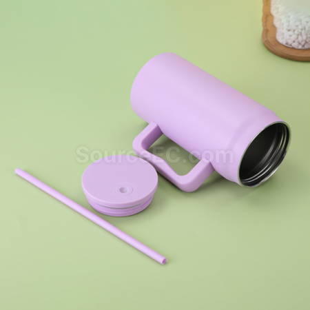 Customization 50OZ Straw handle thermos cup Promotional Products