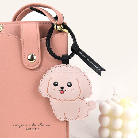 Customization Pinch the sound producing leather keychain Promotional Products