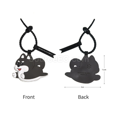 Customization Pinch the sound producing leather keychain Promotional Products