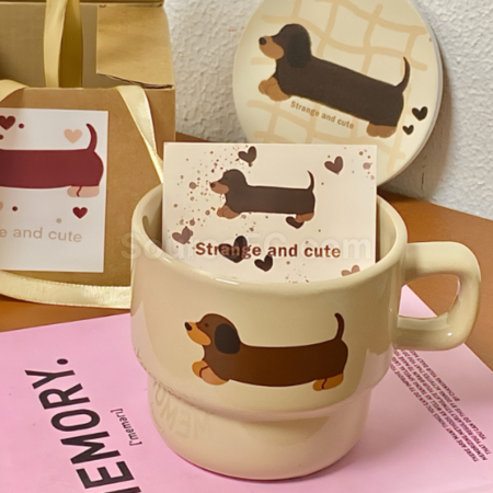 Customization Cartoon Ceramic Coffee Mug Promotional Products