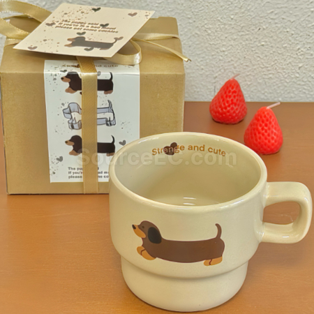 Customization Cartoon Ceramic Coffee Mug Promotional Products