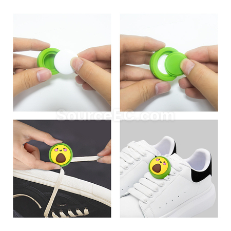 Customization Airtag Shaped Silicone Protective Cover Brooch Promotional Products