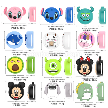 Customization Airtag Shaped Silicone Protective Cover Brooch Promotional Products