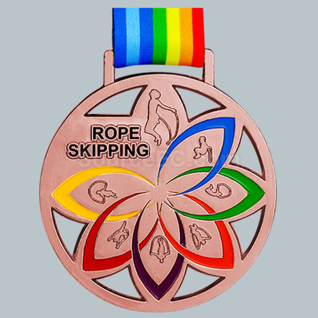 Customization Rope Skipping Metal Medal Promotional Products
